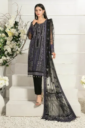Nina by Tawakkal Semi Stitched 3 Piece Fancy Chiffon Collection'2022-N-6538