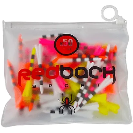 Nylon Dart Tees in Resealable Bag - (2 3/4in , 50 Pack)