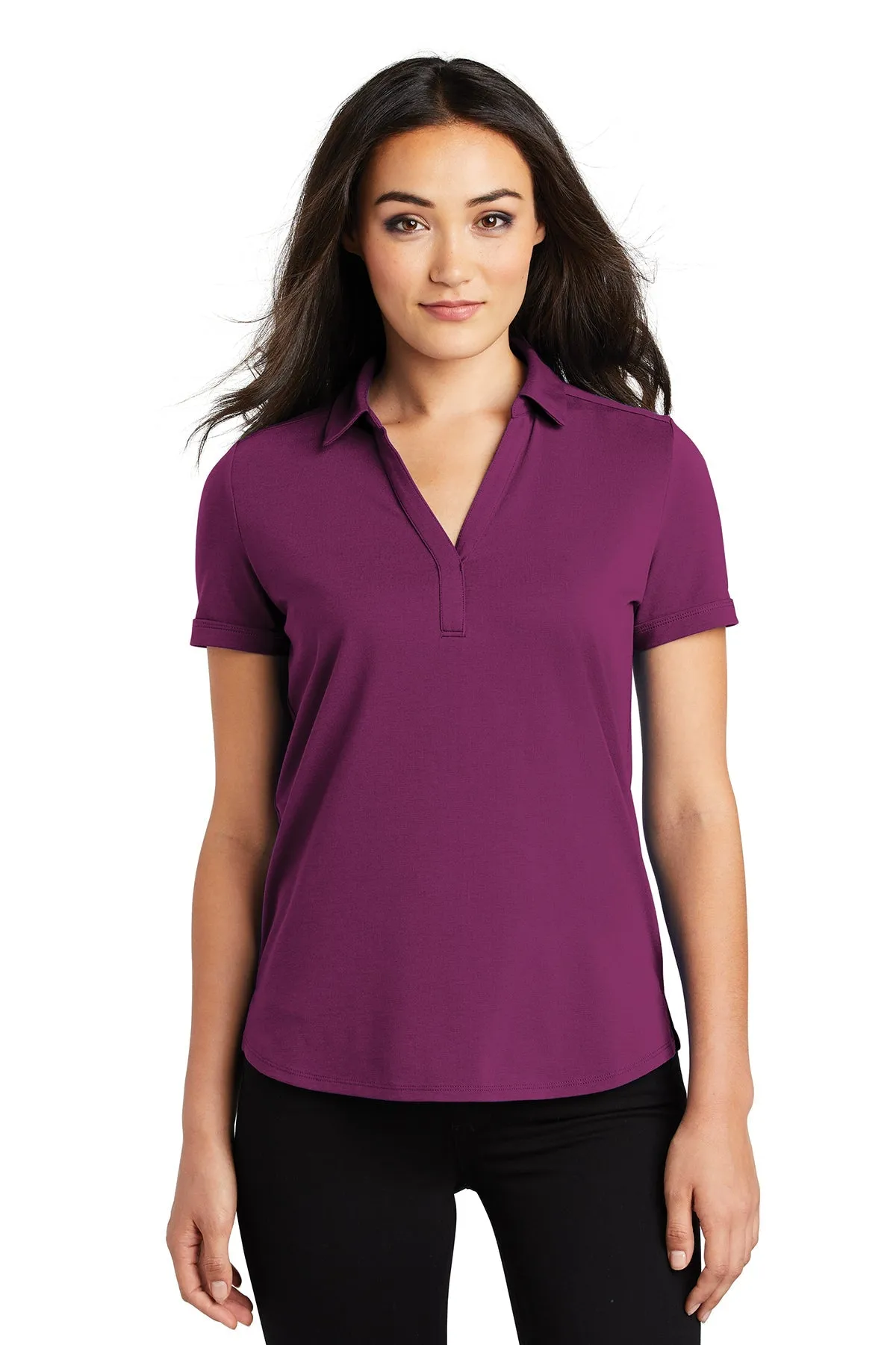 OGIO Ladies Limit Branded Polos, Purple Fuel