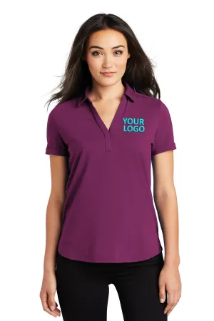 OGIO Ladies Limit Branded Polos, Purple Fuel