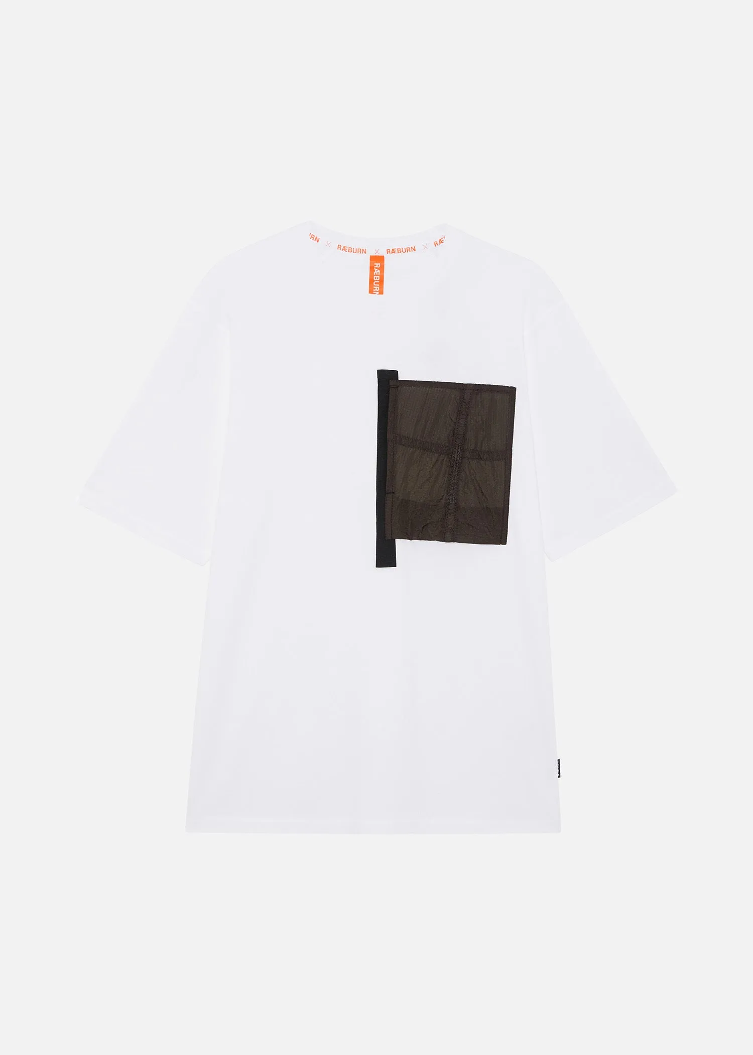 PARASUIT OFF-CUT PKT TEE WHITE