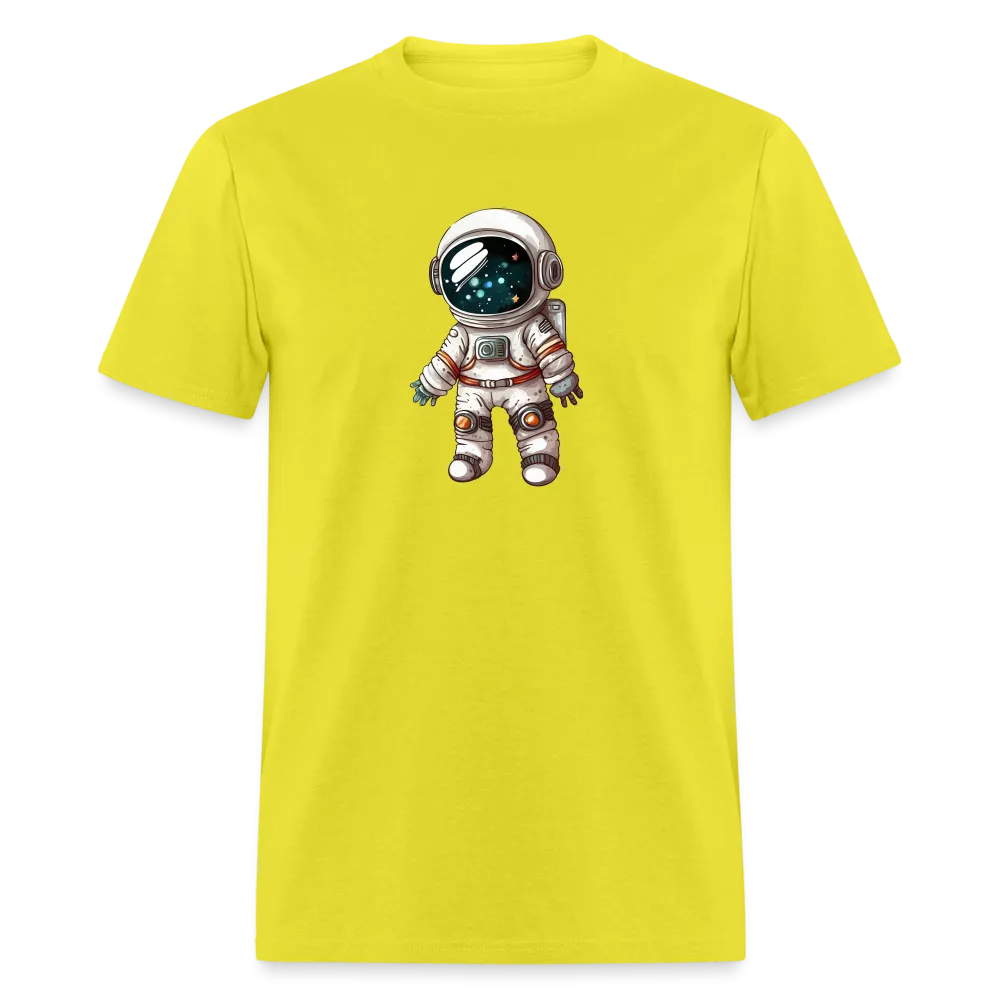 "Cosmic Voyager: Adorable Spaceman" 100% Cotton Unisex T-Shirt