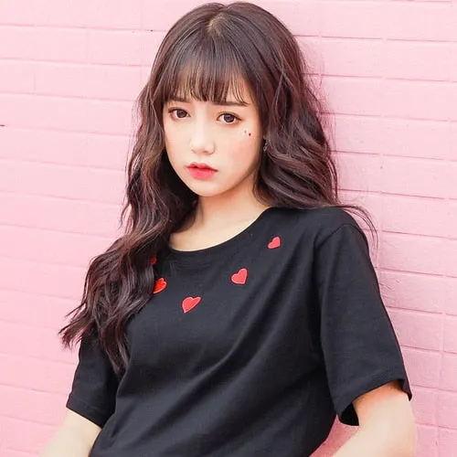 "HEART COLLAR" T-SHIRT