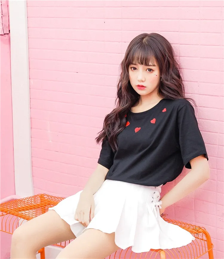 "HEART COLLAR" T-SHIRT