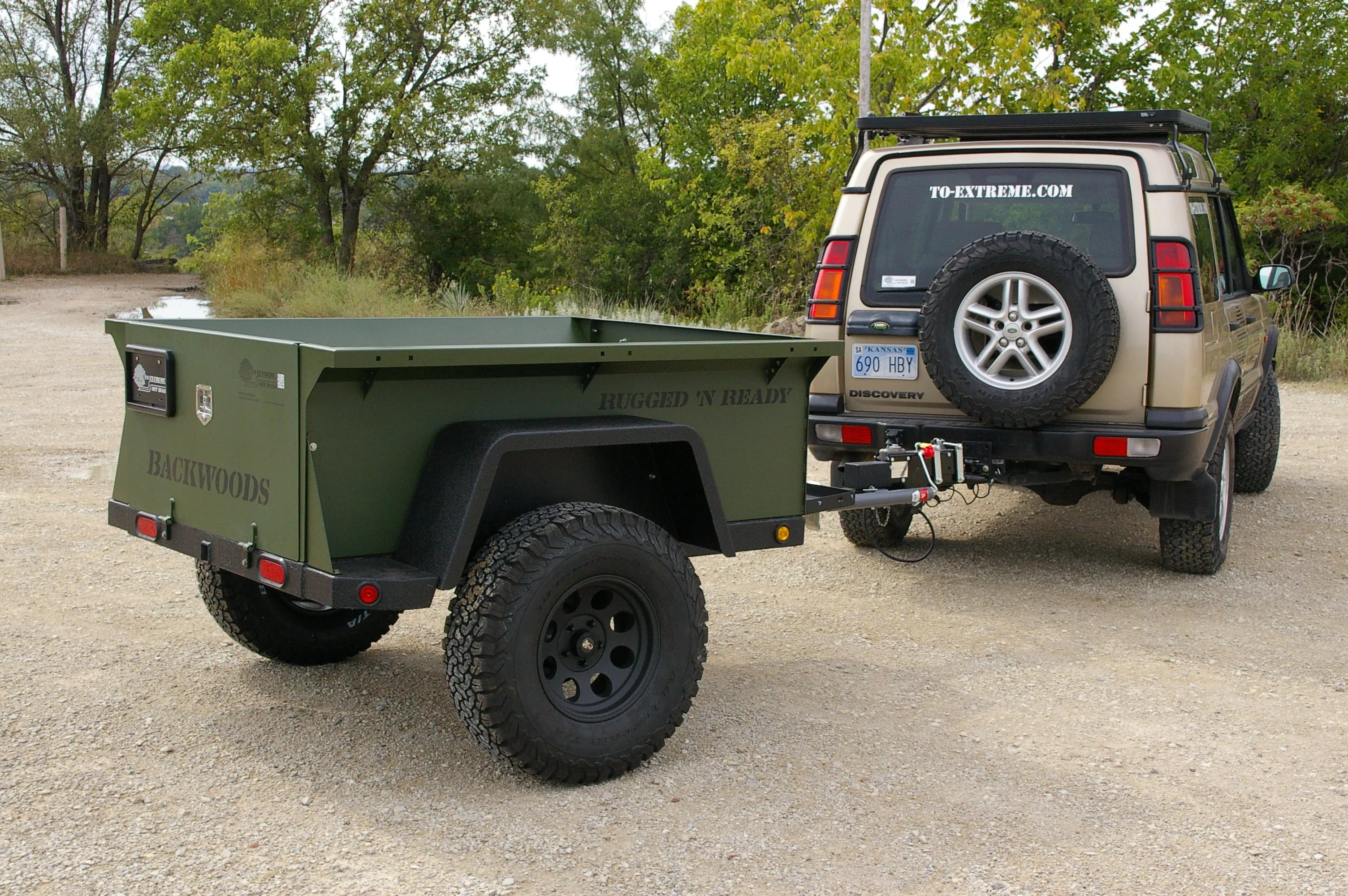 Rugged 'N Ready 72" Backwoods Trailer