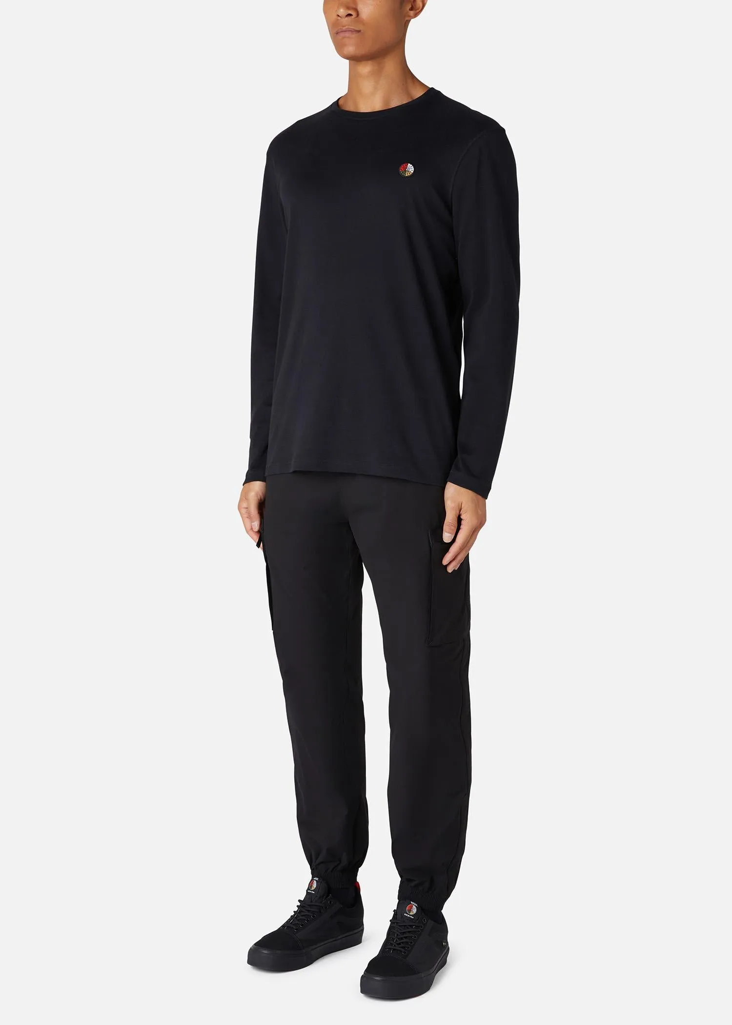SI L/S TEE BLACK