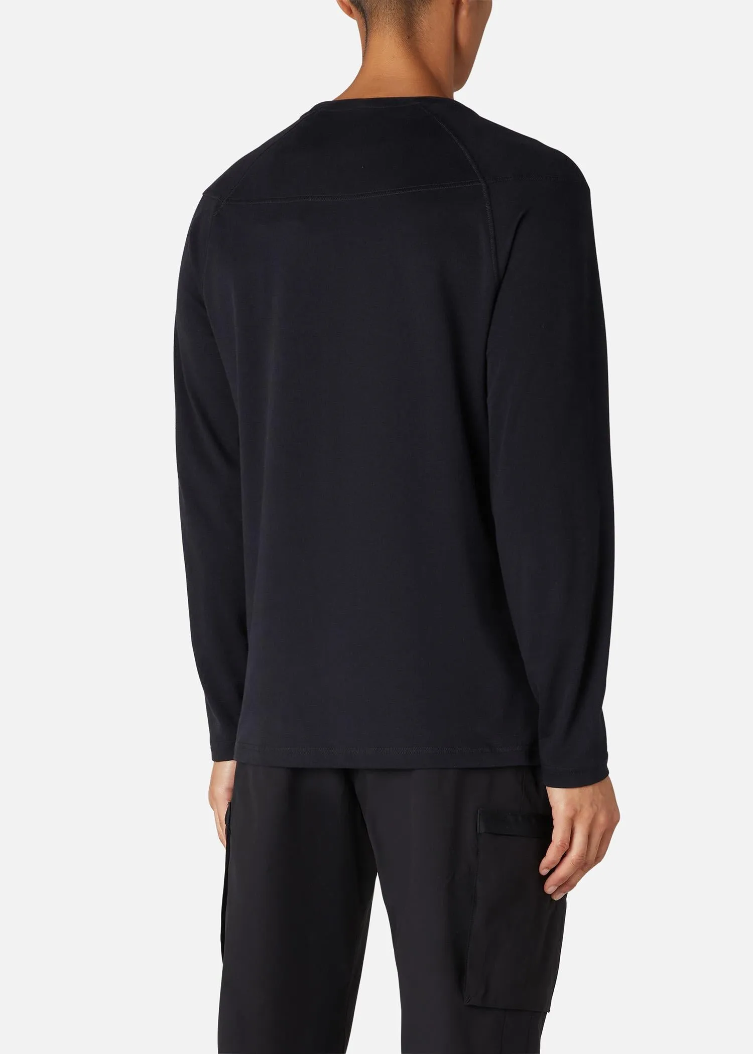 SI L/S TEE BLACK