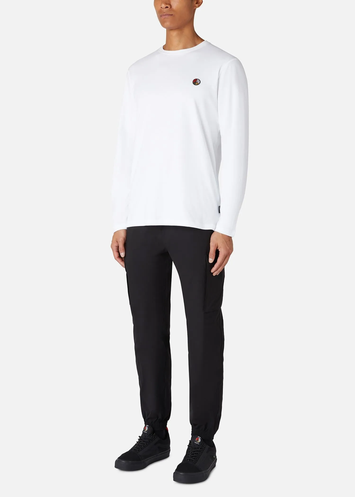 SI L/S TEE WHITE