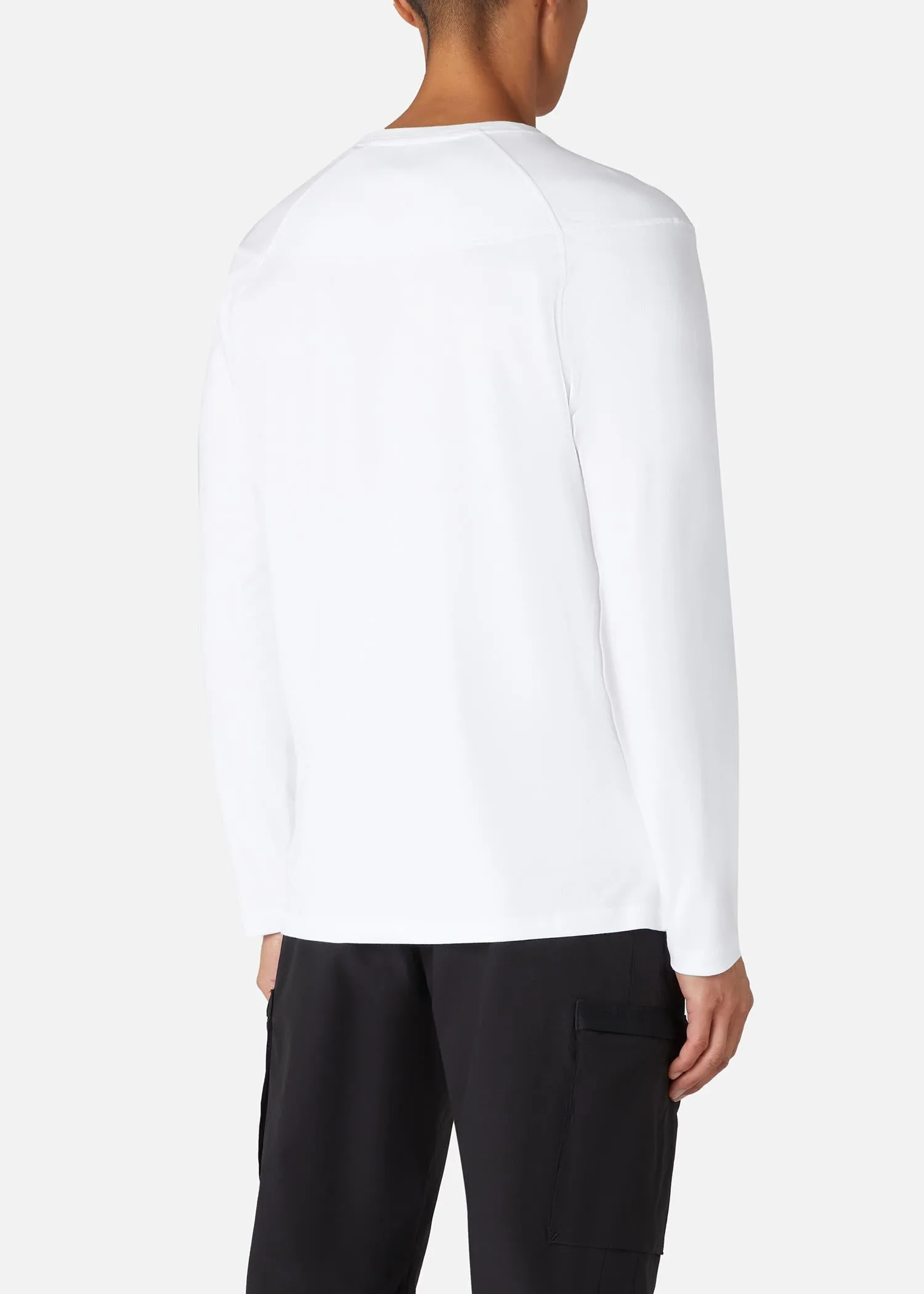 SI L/S TEE WHITE
