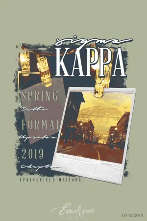 Sigma Kappa Missouri State University Spring Formal T-shirt