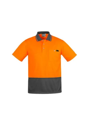 Syzmik Hi Vis Mens Comfort Back S/S Polo (ZH415)