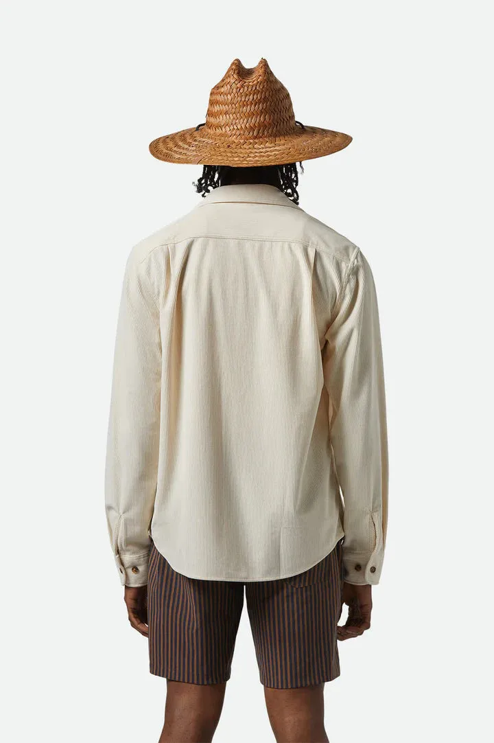 THE FIELD CORDUROY OVERSHIRT WHITECAP