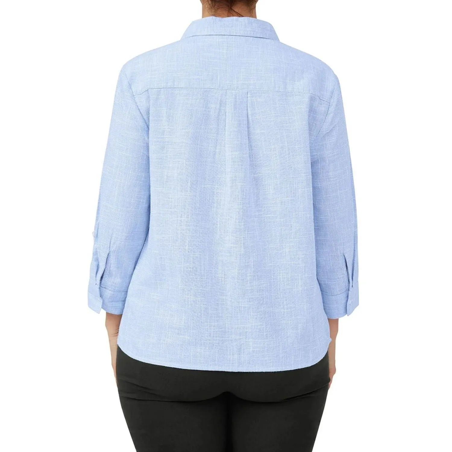 TIGI 18/20 Micro Check Cotton Shirt