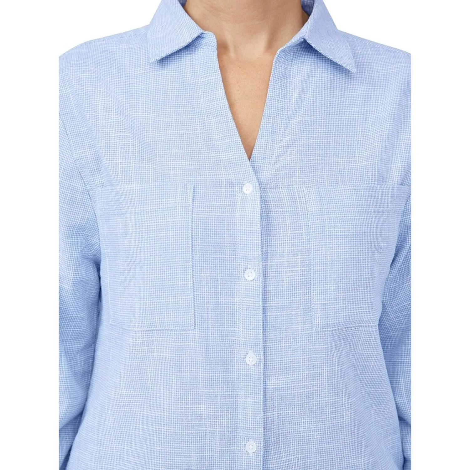 TIGI 18/20 Micro Check Cotton Shirt
