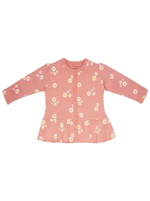 Top - Girls - Bottom Frill - Daisy Print