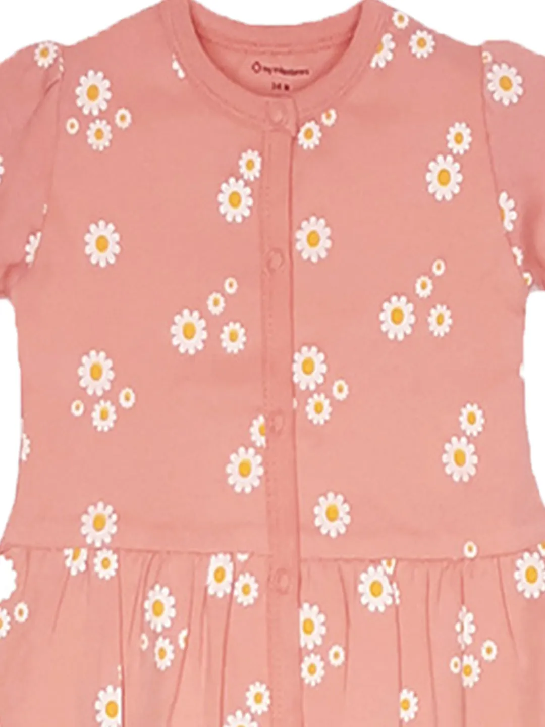 Top - Girls - Bottom Frill - Daisy Print