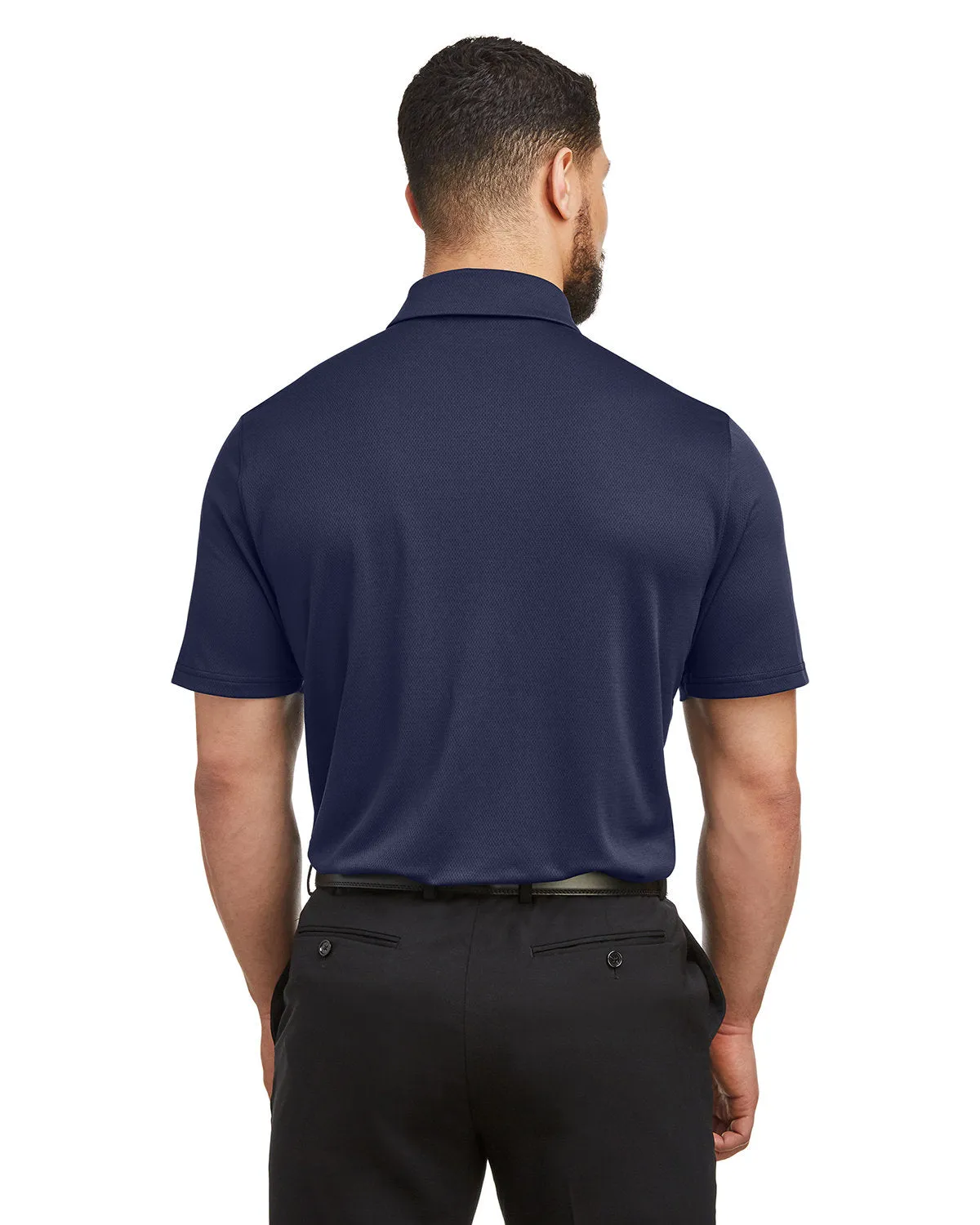 Under Armour Men's Tech Customized Polos, Mid Navy