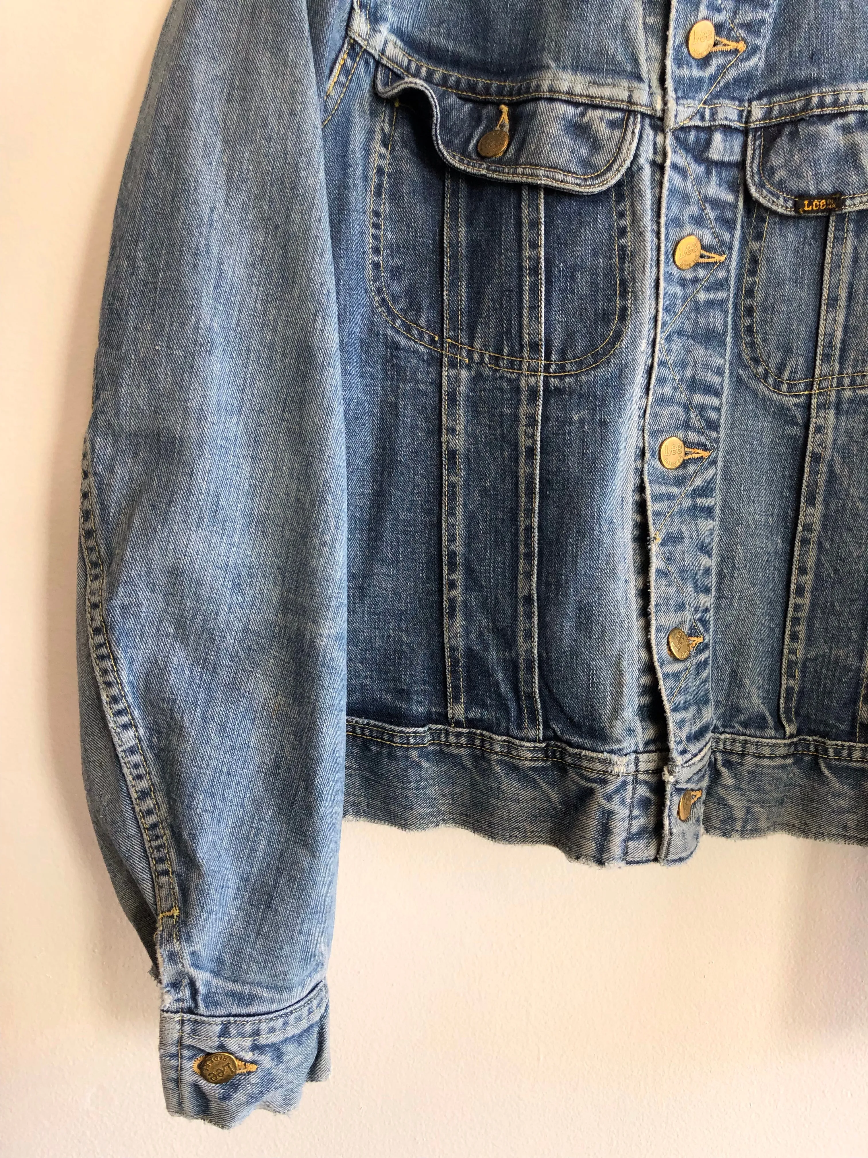 Vintage 1950s Lee Rider 101-J Denim Trucker Jacket