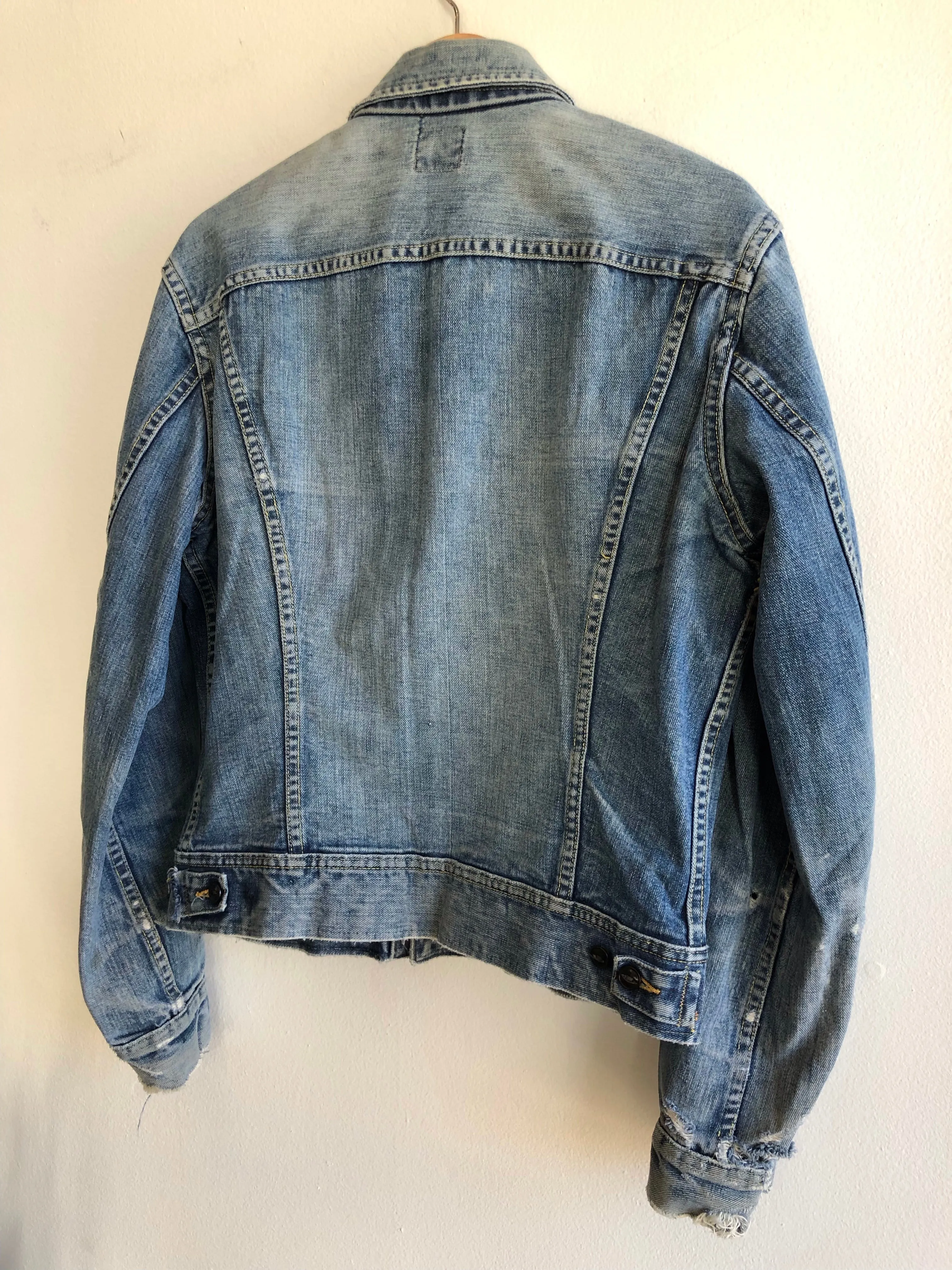 Vintage 1950s Lee Rider 101-J Denim Trucker Jacket