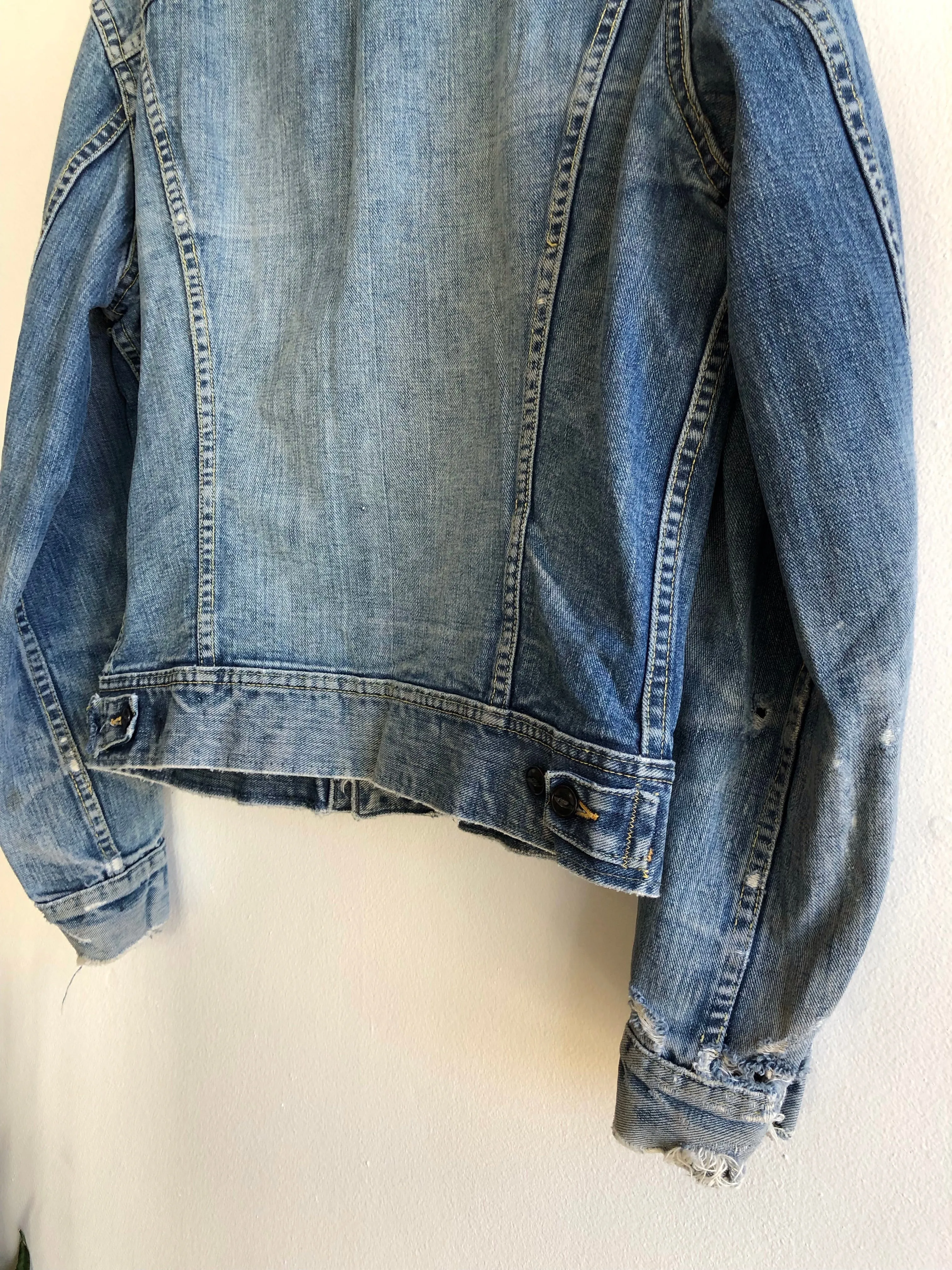 Vintage 1950s Lee Rider 101-J Denim Trucker Jacket