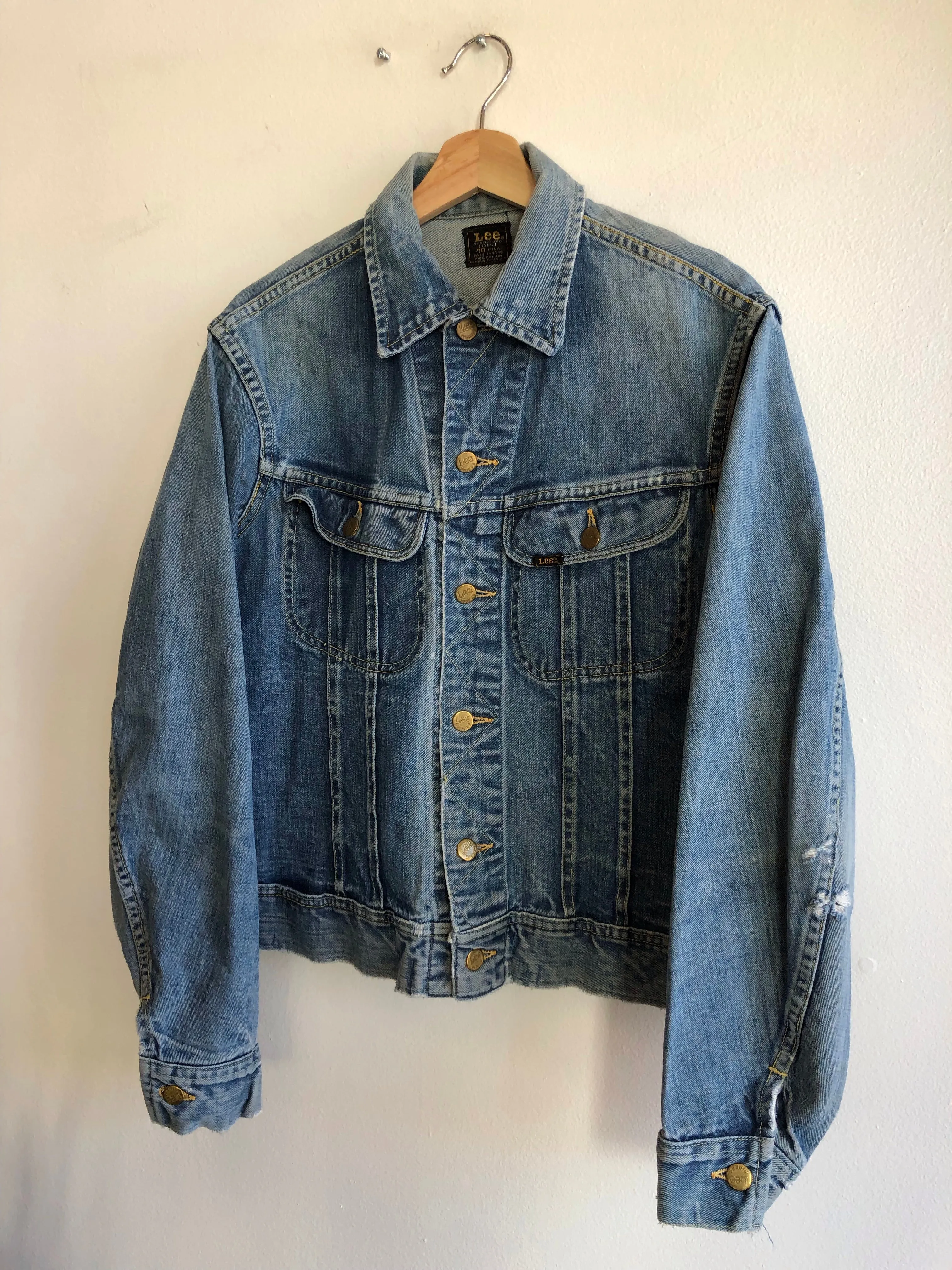 Vintage 1950s Lee Rider 101-J Denim Trucker Jacket