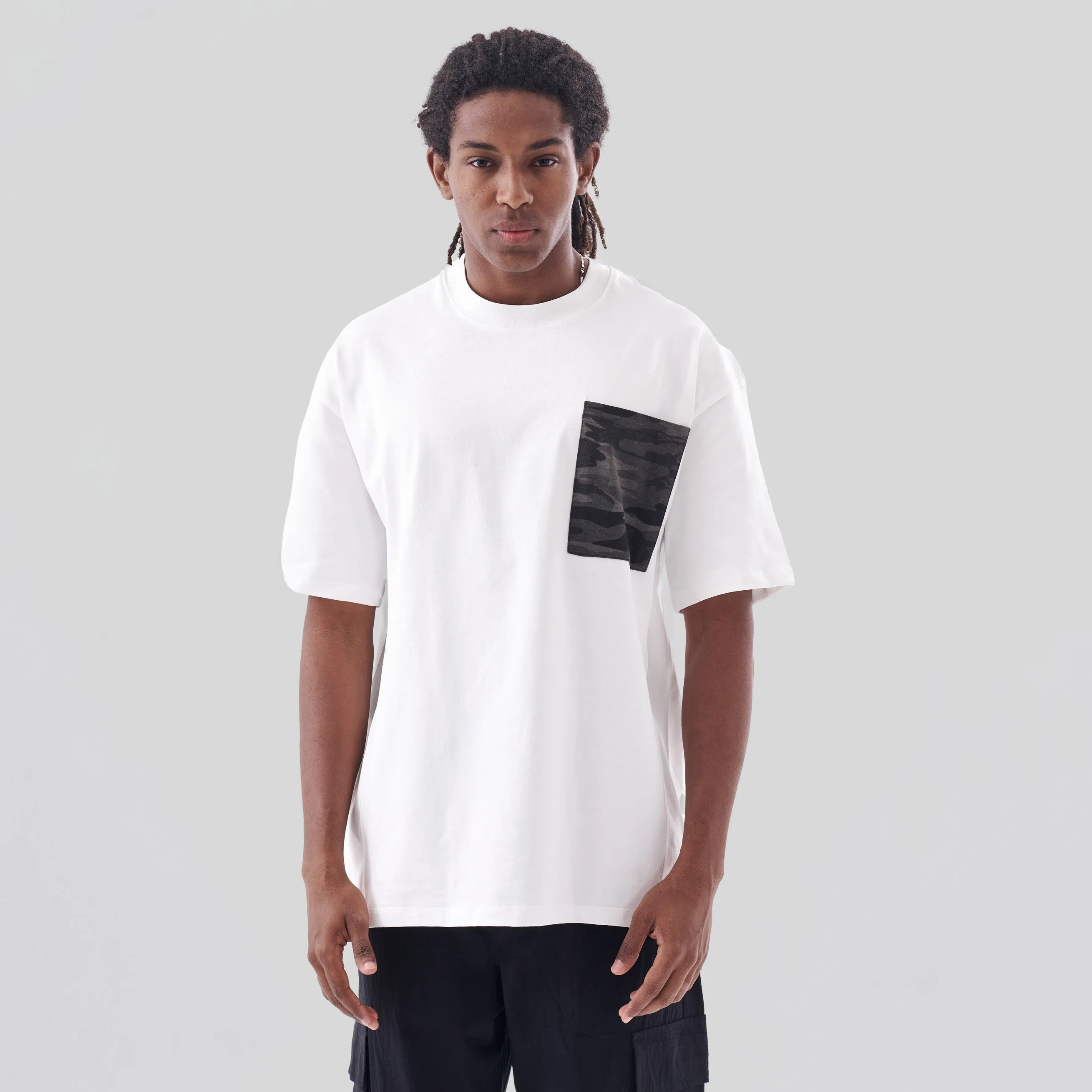 White Camo Pocket T-Shirt