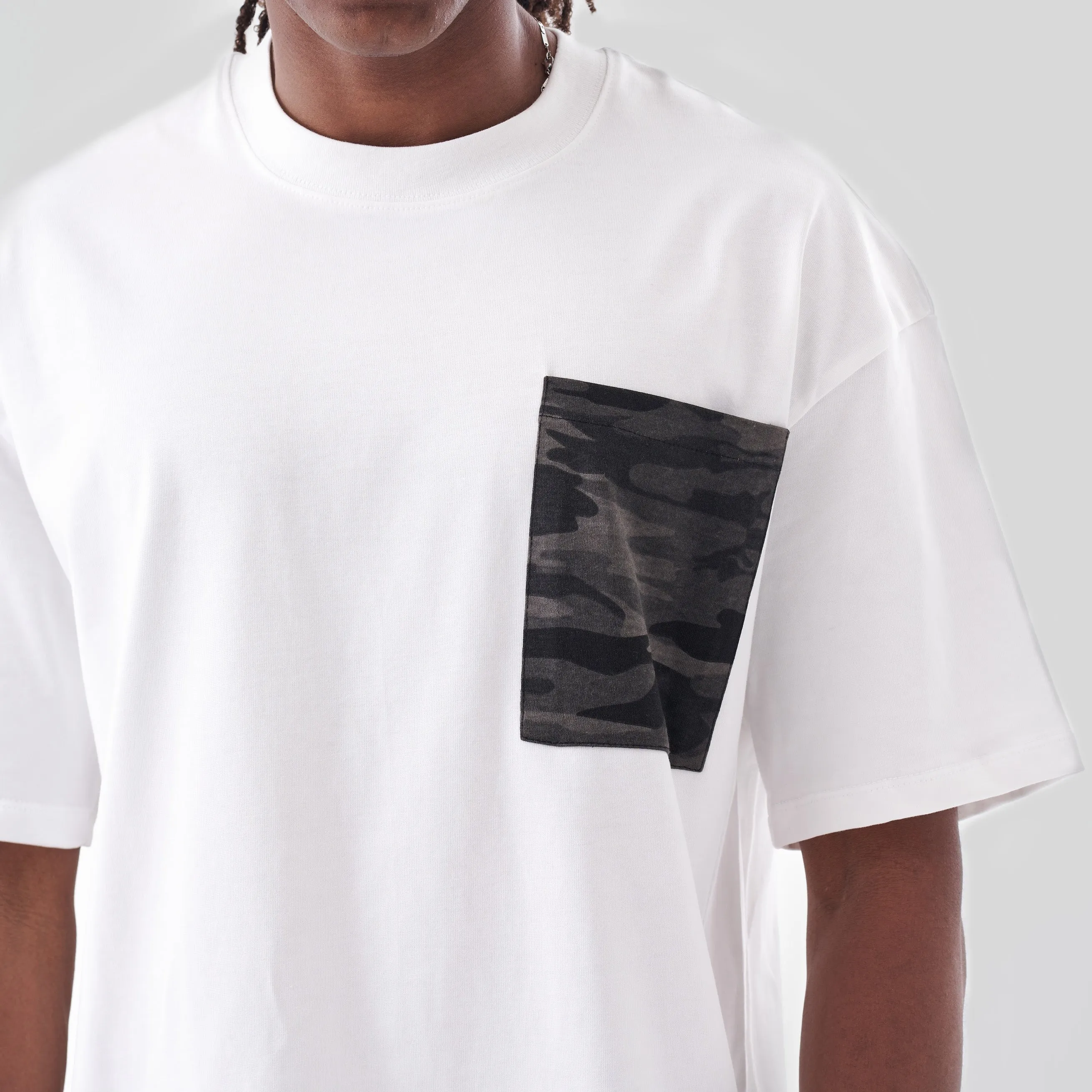 White Camo Pocket T-Shirt