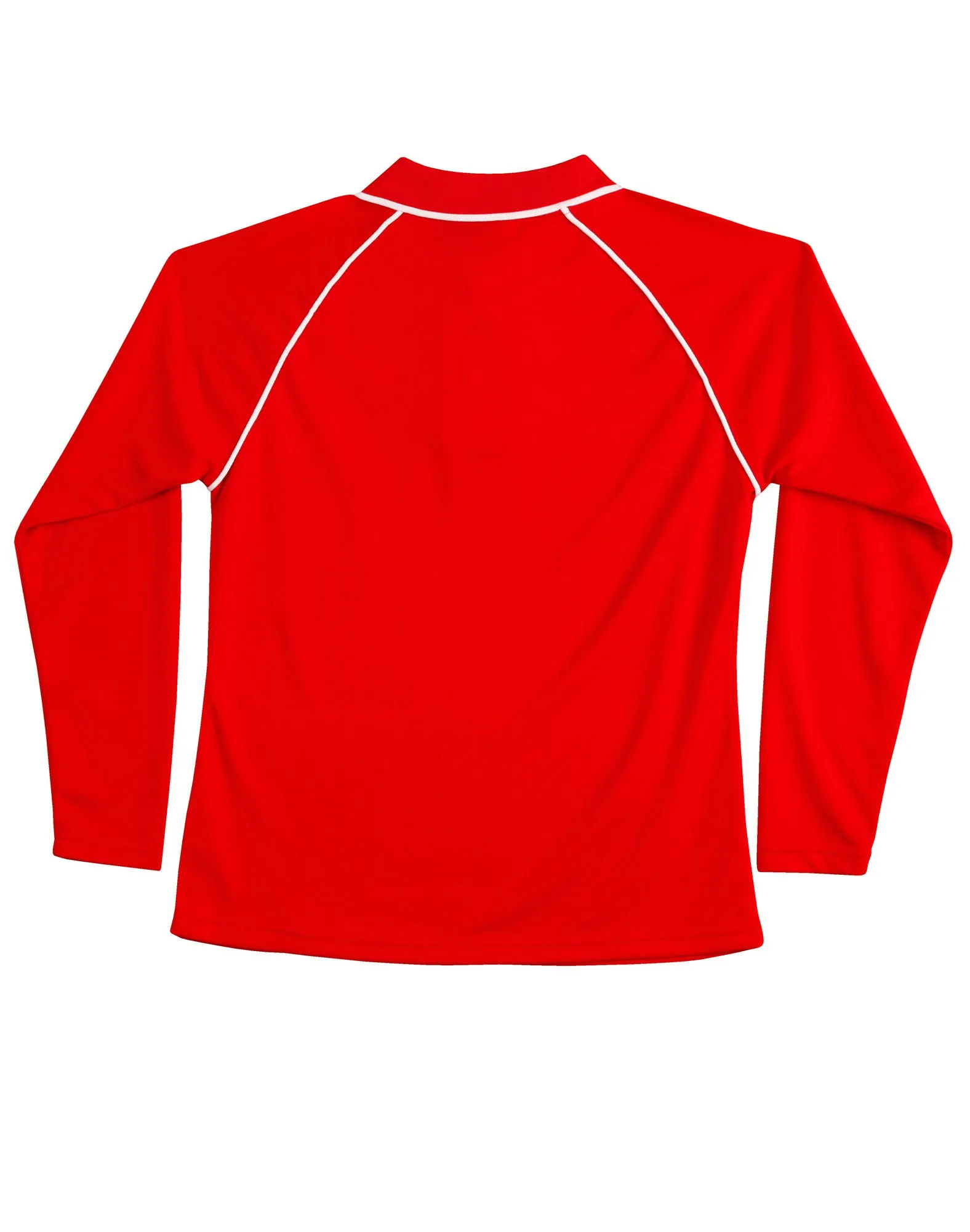Winning Spirit Ladies' CoolDry Raglan Long Sleeve Contrast Polo (PS44)