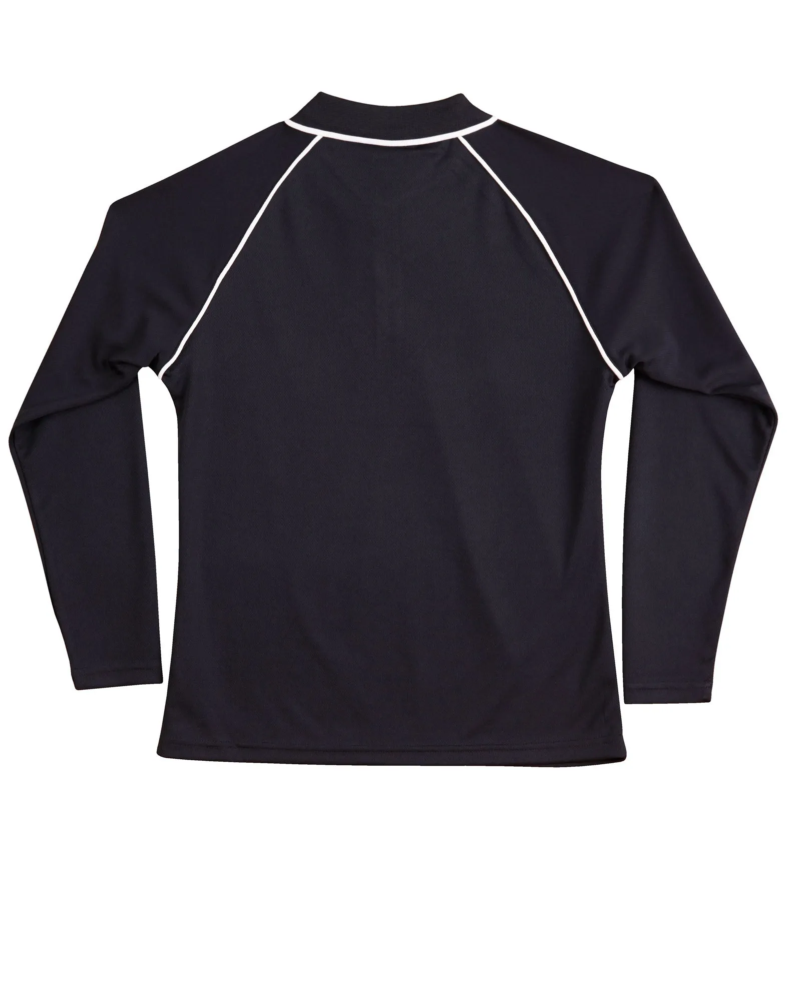 Winning Spirit Ladies' CoolDry Raglan Long Sleeve Contrast Polo (PS44)