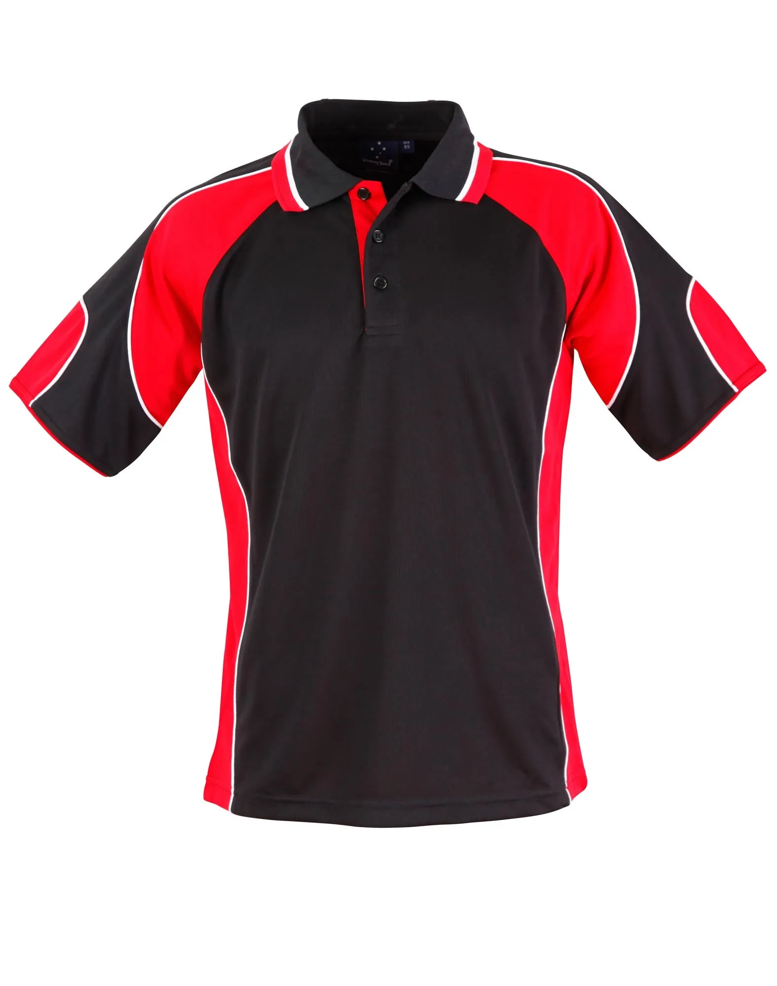Winning Spirit Men's CoolDry Contrast Polo with Sleeve Panels 1st (11 Colour) (PS61)