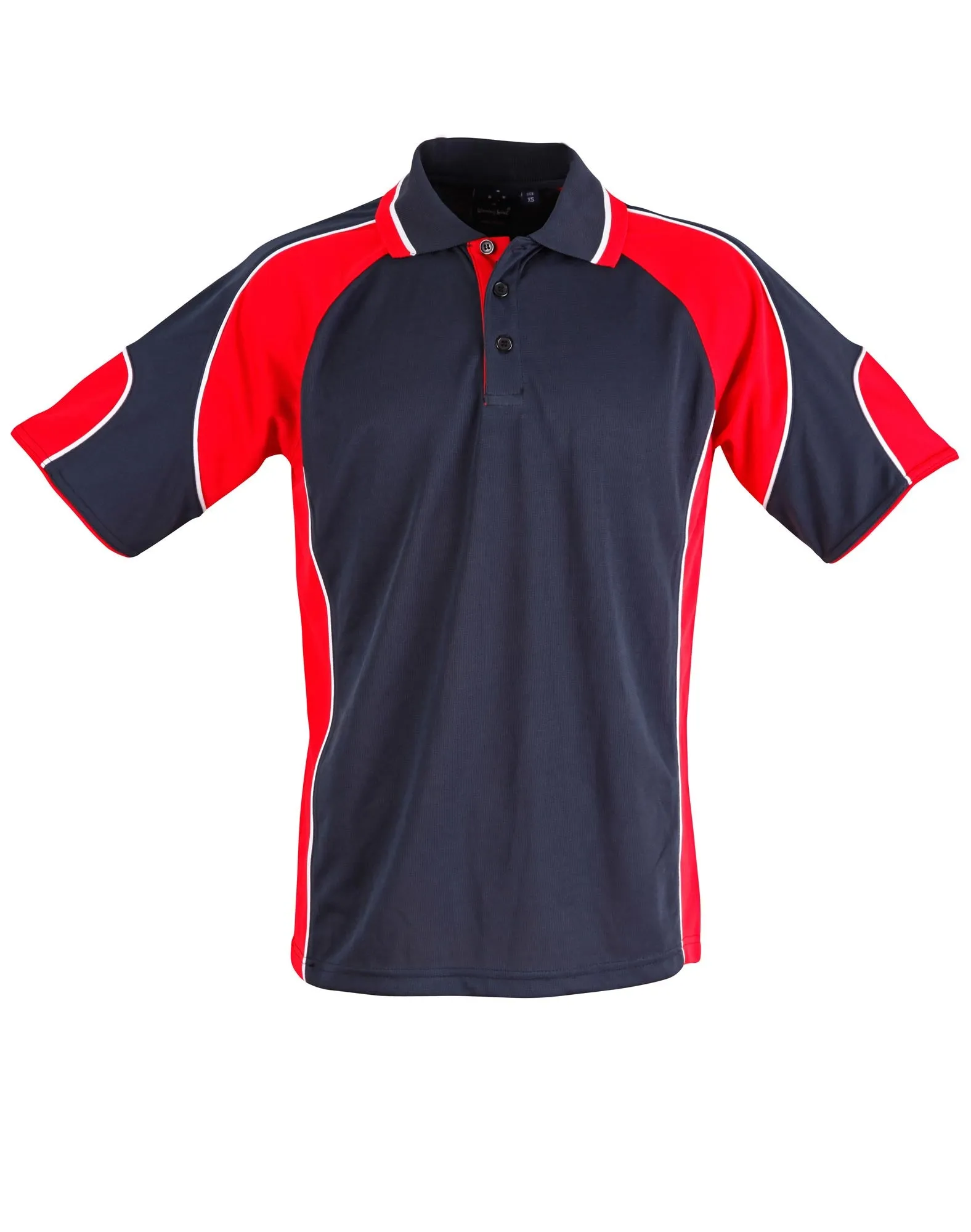 Winning Spirit Men's CoolDry Contrast Polo with Sleeve Panels 1st (11 Colour) (PS61)
