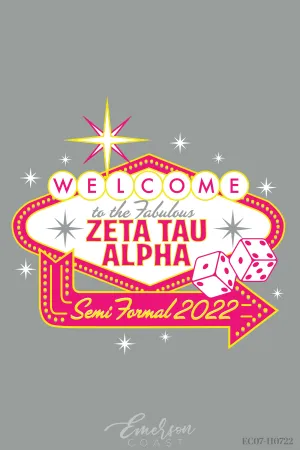 Zeta Tau Alpha Ohio State University Semi Formal T-shirt