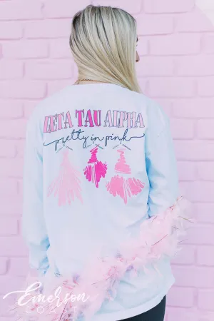 Zeta Tau Alpha Pretty In Pink Semi Formal T-shirt