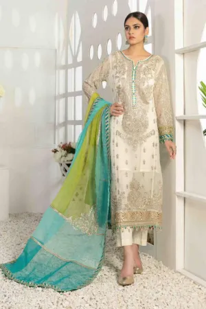 Zora by Tawakkal Semi Stitched 3 Piece Fancy Chiffon Collection'2022-Z-7374